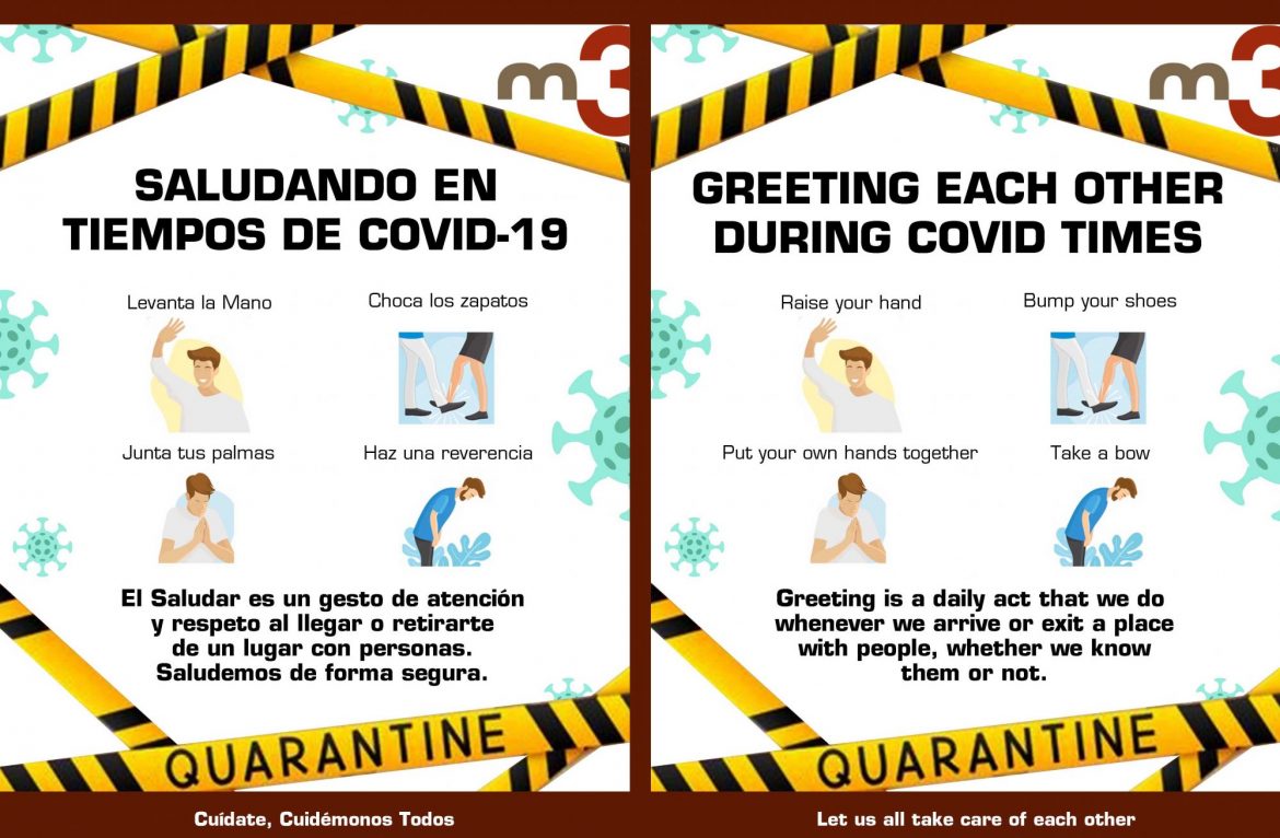 GREETING EACH OTHER DURING COVID TIMES M3 Engineering & Technology